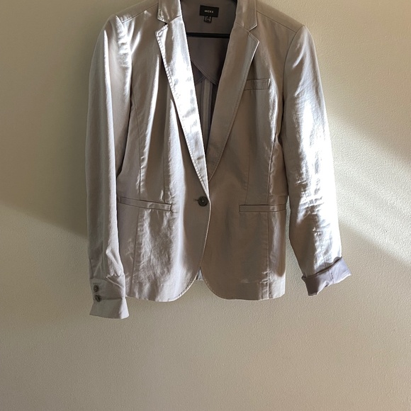 Cotton linen blazer - Picture 1 of 5